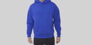 FELPA BOXY FIT BLU