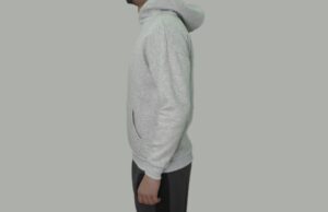 FELPA BOXY FIT GRIGIO CHIARO2