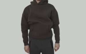 FELPA BOXY FIT MARRONE