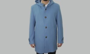CAPPOTTO SARTORIALE AZZURRO