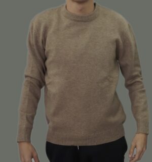 maglione mohair beige